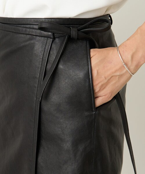 BEARDSLEY（ビアズリー） スカート 「15 quinze」レザー巻きスカート