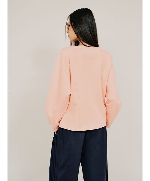 null.（ヌル） カーディガン コクーンスウェットカーディガン