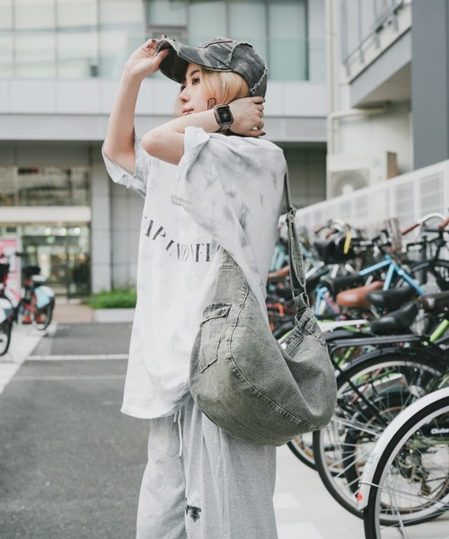 DEVICE（デバイス） ショルダーバッグ バッグ ウォッシュ加工