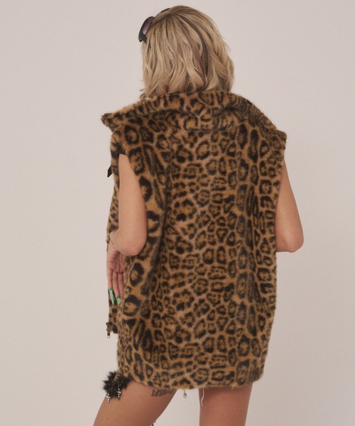 DAIYA（ダイヤ） コート アウター スタンドネックファーベスト