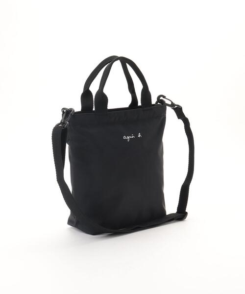 agnes b.（アニエスベー） マザーズバッグ キッズ ロゴ ハンドバッグ