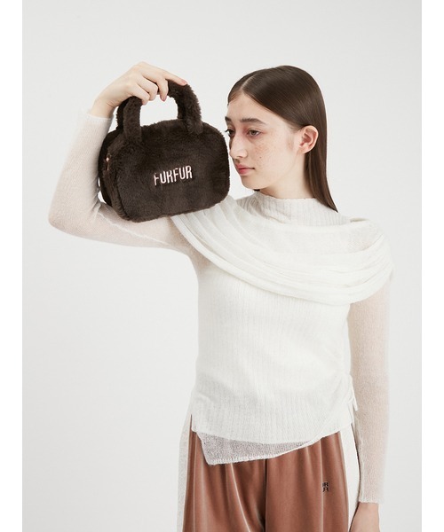 FURFUR（ファーファー） ボストンバッグ 「ZOZO限定カラー」エコファー