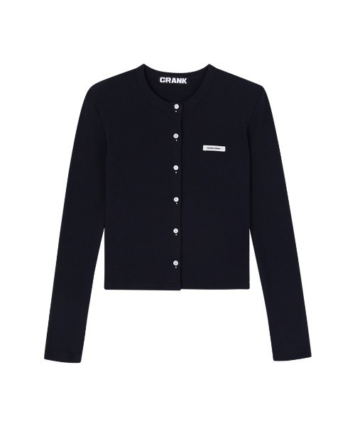CRANK（JACKALL） カーディガン KNIT STUD BUTTON CARDIGAN レディース