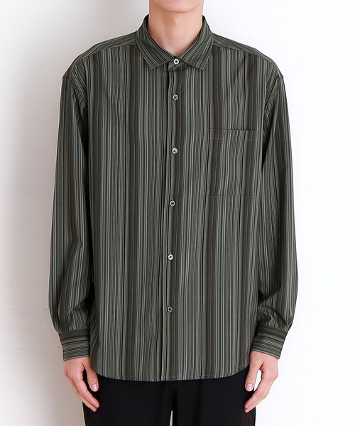 THE SHOP TK シャツ マルチストライプ長袖シャツ メンズ : ZOZOTOWN