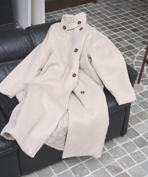 AIC. コート チェスターコート 2WAYシャギースタンドカラーオーバー