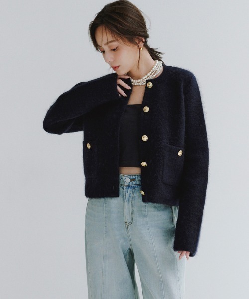 anuans（アニュアンス） ジャケット ノーカラージャケット 「ZOZO限定