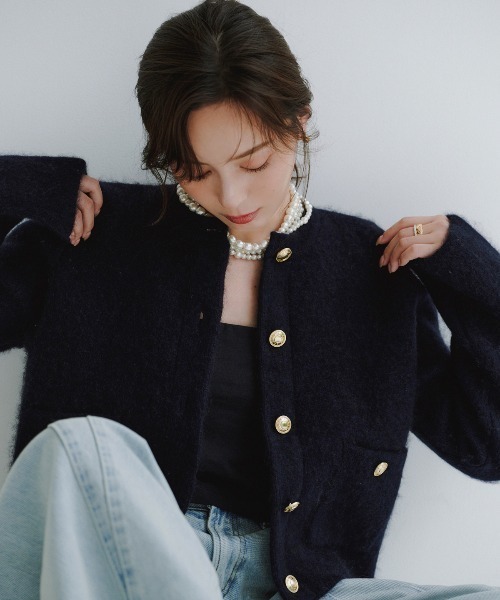 anuans（アニュアンス） ジャケット ノーカラージャケット 「ZOZO限定