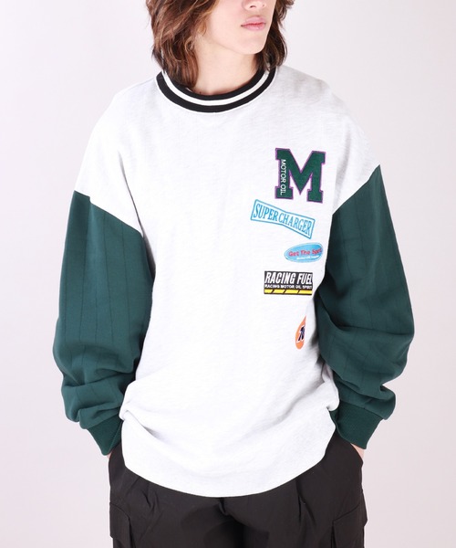 トレーナー スウェット 76Lubricants サガラ刺繍 76ワッペン