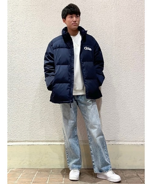 GAP（ギャップ） ダウンジャケット S ネイビー メンズ : ZOZOTOWN