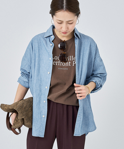 FRAMeWORK（フレームワーク） ブラウス シャツ 「追加」ダンガリー