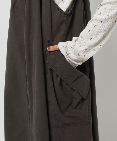 niko and…（ニコアンド） ジャンパースカート ポケットZIPジャンパー