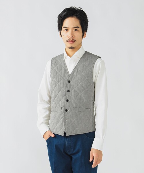 BEAMS HEART（ビームス ハート） ベスト ジレ キルティング ジレ