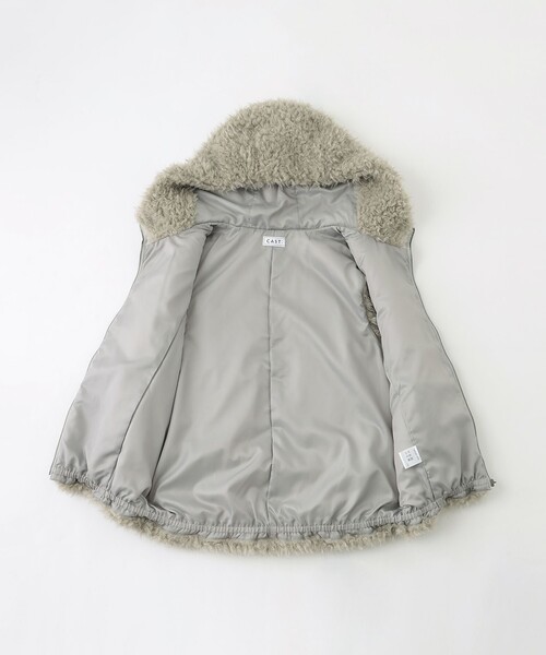 CAST:（キャスト コロン） ベスト ジレ ファーベスト レディース