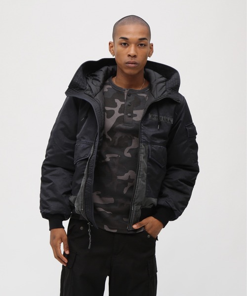 AVIREX（アヴィレックス） ブルゾン アウター 「直営店限定」FADE HOOD