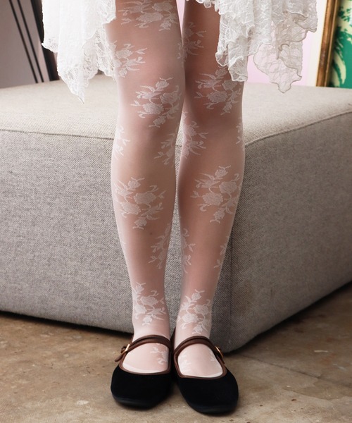 ROOP TOKYO タイツ OKUOKU 0909/オクオク レースタイツ ストッキング