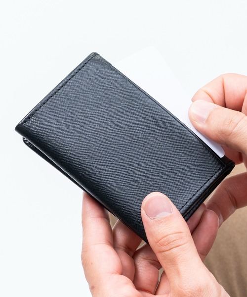 MURA（ムラ） 名刺入れ サフィアーノレザー 本革 名刺入れ メンズ