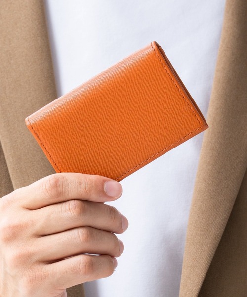 MURA（ムラ） 名刺入れ サフィアーノレザー 本革 名刺入れ メンズ