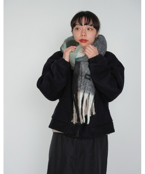 Enewd nina マフラー ストール 「ZOZO限定」ボリューム フリンジ