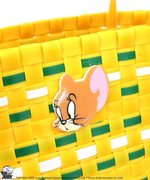 かごバッグ カゴバッグ 「公式」TOM and JERRY PPバンドカゴバッグ