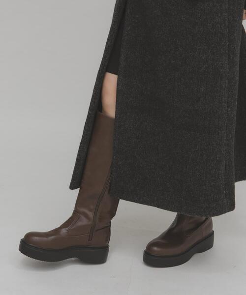 KBF（ケービーエフ） ブーツ プラットフォームロングブーツ レディース