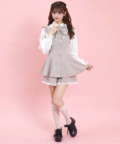 Secret Honey（シークレットハニー） セットアップ レース袖ラッフル