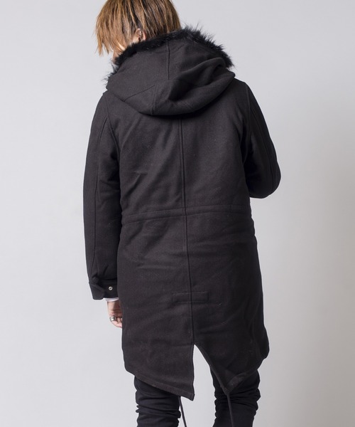 NO ID.（ノーアイディー） モッズコート コート 「NO ID.」Wool Mods