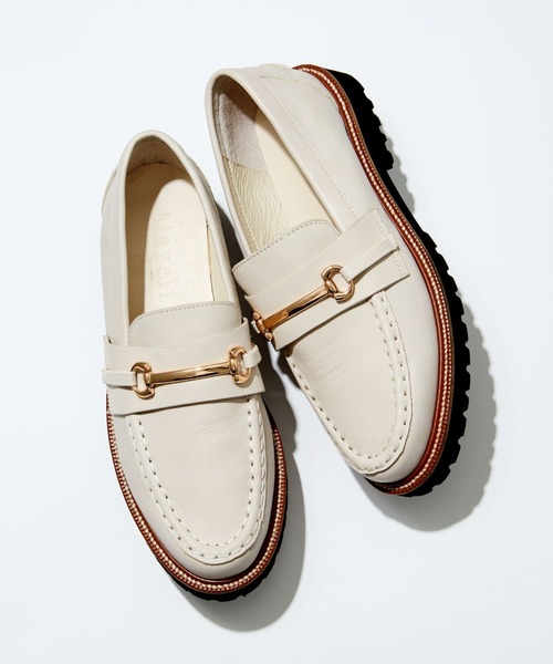 ローファー Mazell / トラックソールビットローファー「新色登場」名品