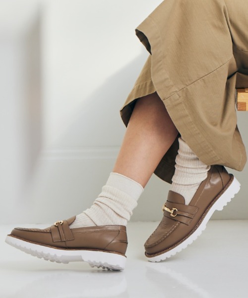 ローファー Mazell / トラックソールビットローファー「新色登場」名品