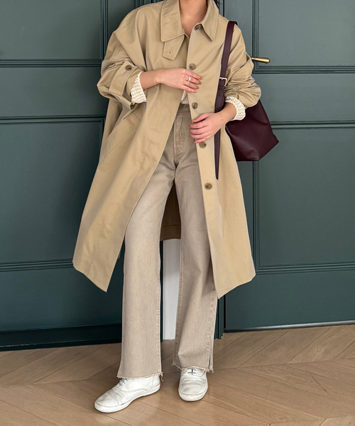 SLOBE IENA（スローブイエナ） ステンカラーコート コート 「ネイビー