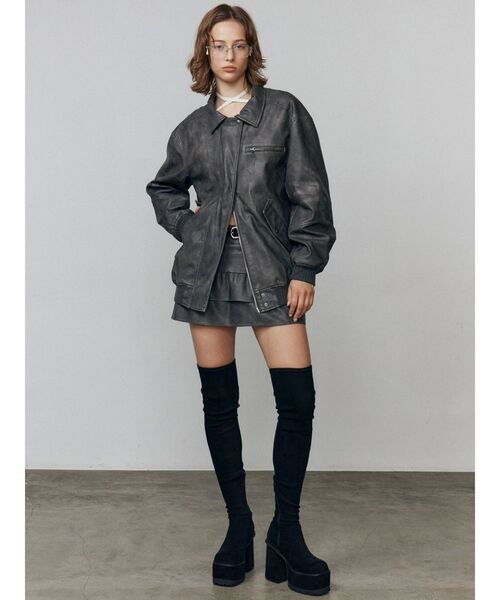 EMODA（エモダ） ブーツ スクエアフィットロングブーツ レディース