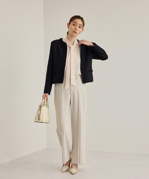 ROPE'（ロペ） ブラウス シャツ 「洗える」ボウタイブラウス「春服