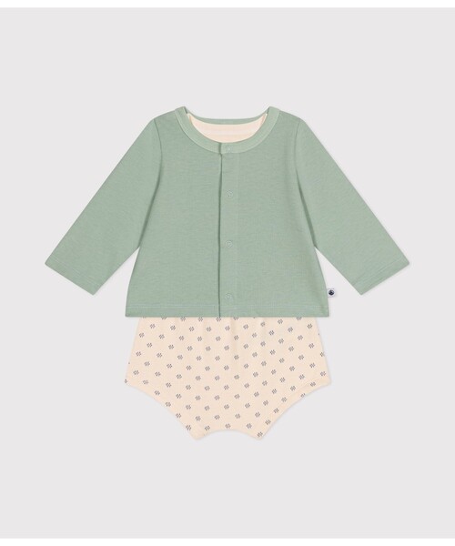 PETIT BATEAU（プチバトー） カーディガン ベビー3点セット キッズ