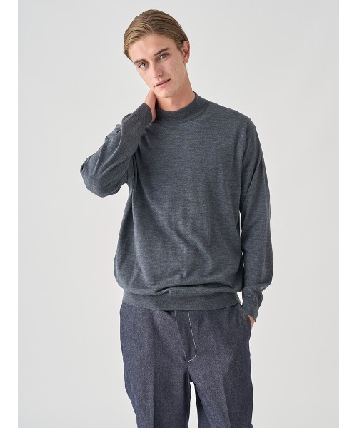 JOHN SMEDLEY（ジョンスメドレー） セーター ニット モックネック長袖