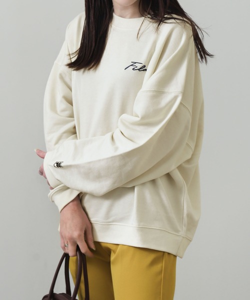 FILA（フィラ） トレーナー スウェット ビッグシルエット ドロップ