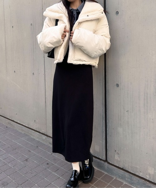 Maison Calme ダウンコート ダウンジャケット 「リバーシブル