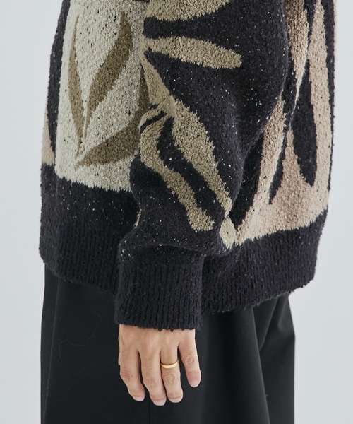 KHOKI（コッキ） ニット 【KHOKI / コッキ】Intarsia-knit jumper