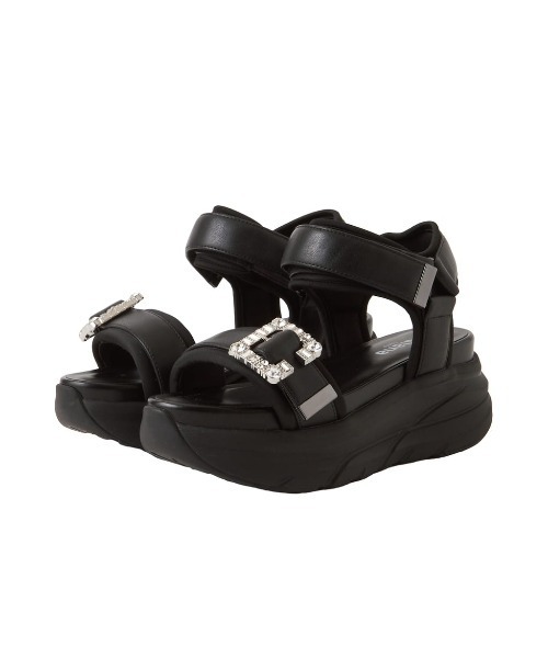 diana（プラスダイアナ） サンダル ジュエルバックルサンダル