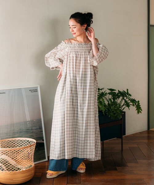 FREAK'S STORE（フリークスストア） ワンピース インド 5分袖2WAY