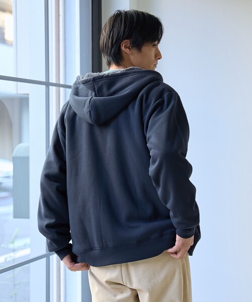 DISCUS パーカー DISCUS（ディスカス）別注裏ボアジップアップパーカー