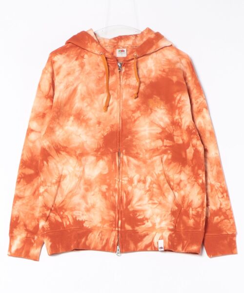 FRUIT OF THE LOOM（フルーツオブザルーム） パーカー タイダイ染めZIP
