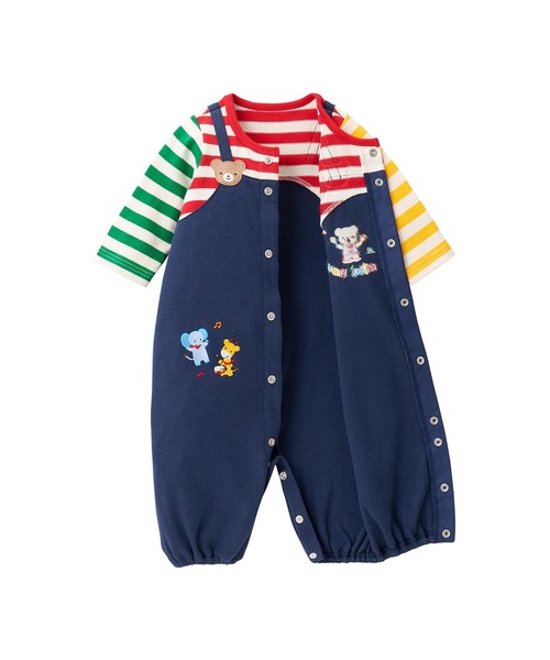 MIKI HOUSE（ミキハウス） ベビー服 ロンパース マルチカラー