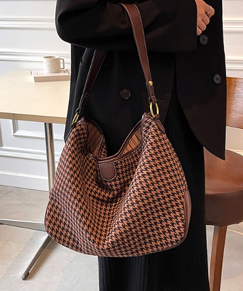 Amulet（アミュレット） ショルダーバッグ バッグ 千鳥格子柄2WAY