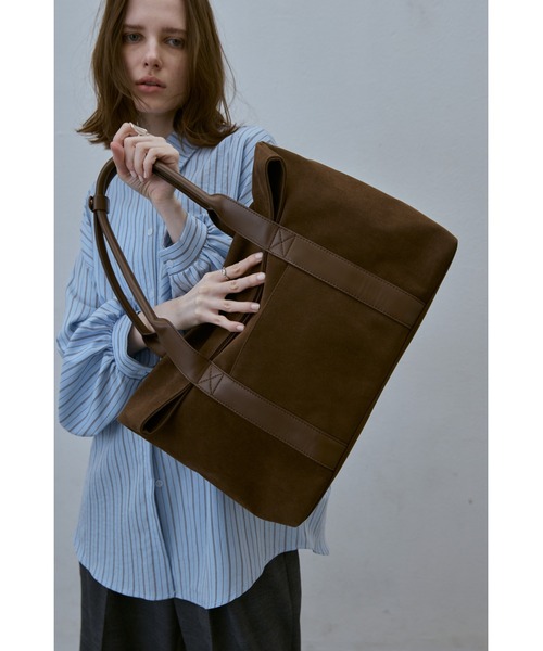 un/neu トートバッグ スエードフラップトートバッグ / A4サイズ、PC