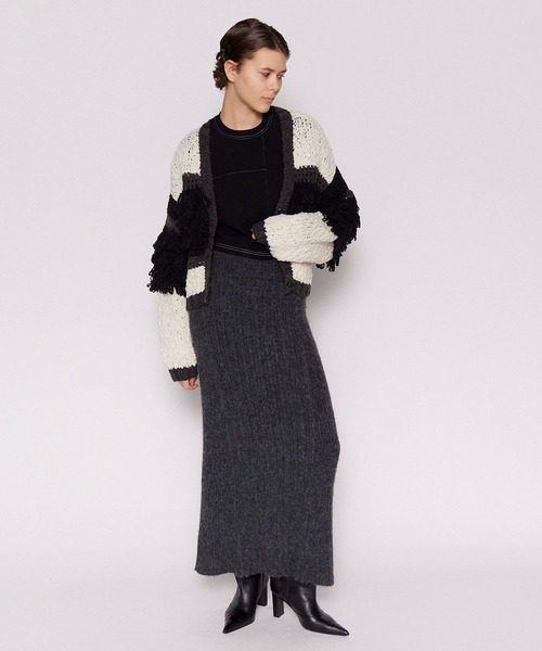 MAISON SPECIAL（メゾンスペシャル） カーディガン Multi Fringe