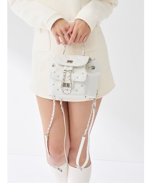 Darich（ダーリッチ） デイバック リュック キルティングビジューミニ