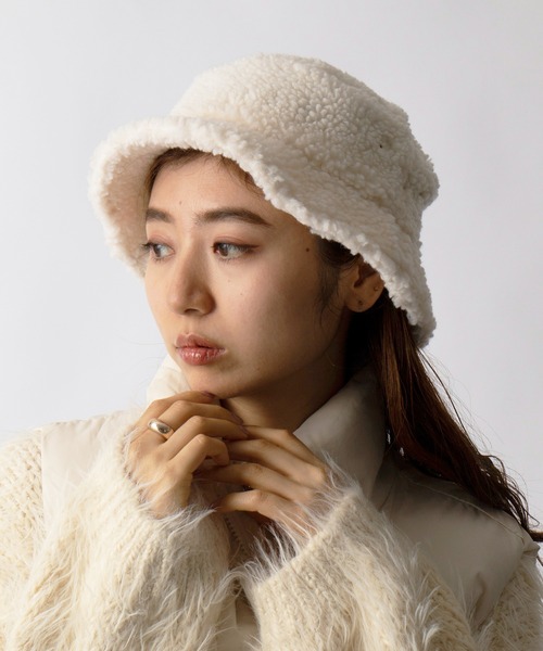 newhattan（ニューハッタン） 帽子 ハット 「NEWHATTAN」ボアバケット