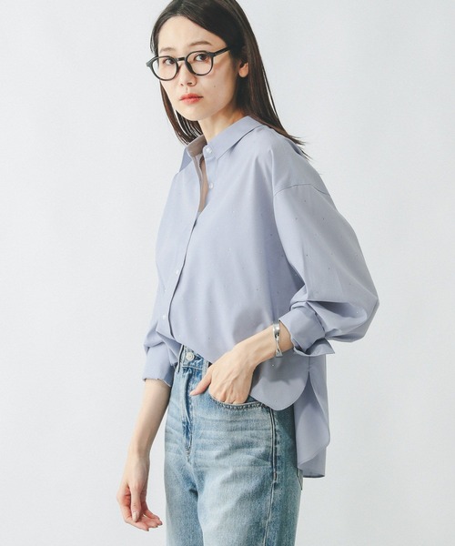 GLOBAL WORK（グローバルワーク） ブラウス シャツ ビジュークロップド