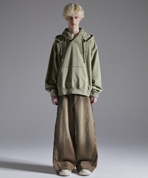 GRANCY ジーンズ 「GRANCY」ZipDesign Buggy DenimPants / ジップ