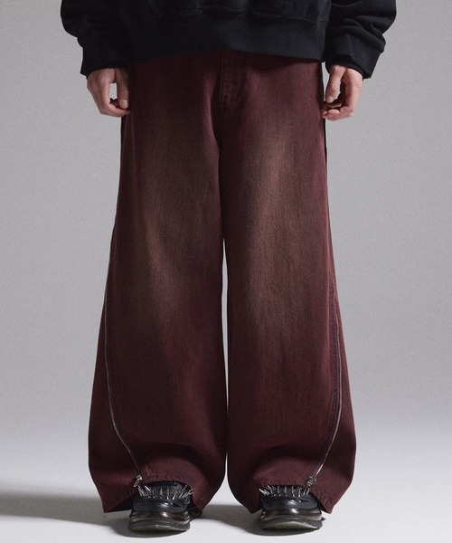 GRANCY ジーンズ 「GRANCY」ZipDesign Buggy DenimPants / ジップ