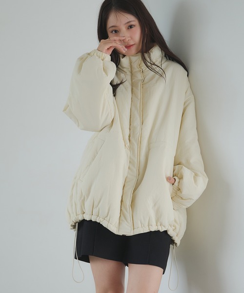 raffime（ラフィミー） ブルゾン アウター スタンドネックドロスト